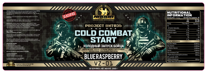 NABBA North West Pre Workout and Hydration -Project BNTR3b - Cold Combat Start - Blue Raspberry