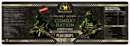 NABBA North West Pre Workout and Hydration -Project BNTR3b - Combat Ration - Pear Drops
