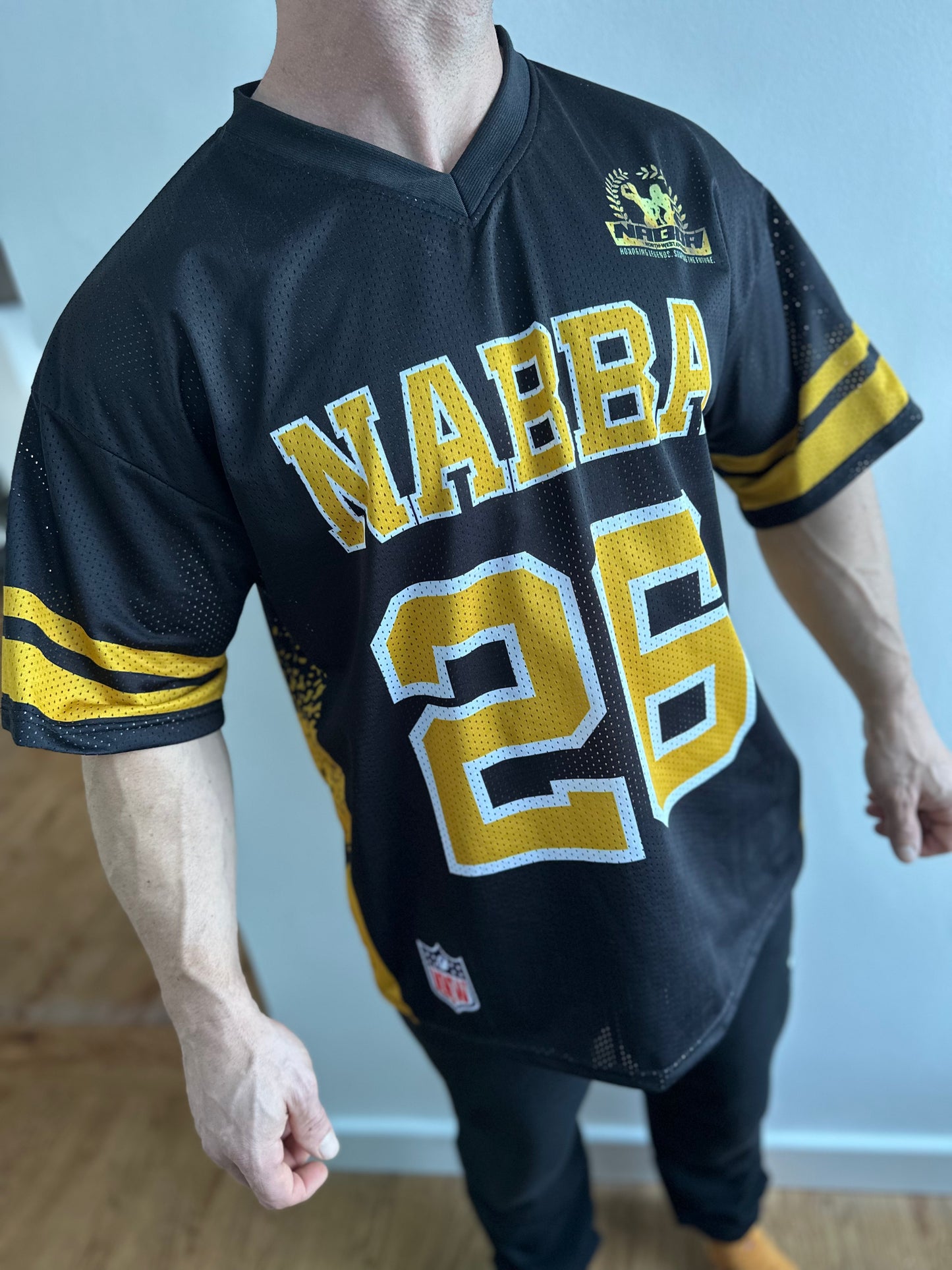NABBA North West NFL-Style T-Shirt – 2026 Rebrand Edition